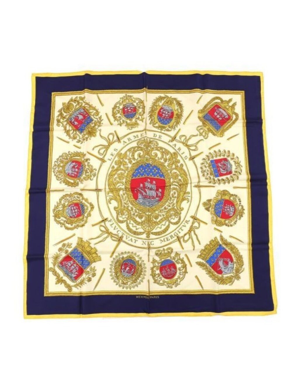 Hermes Scarf Yellow